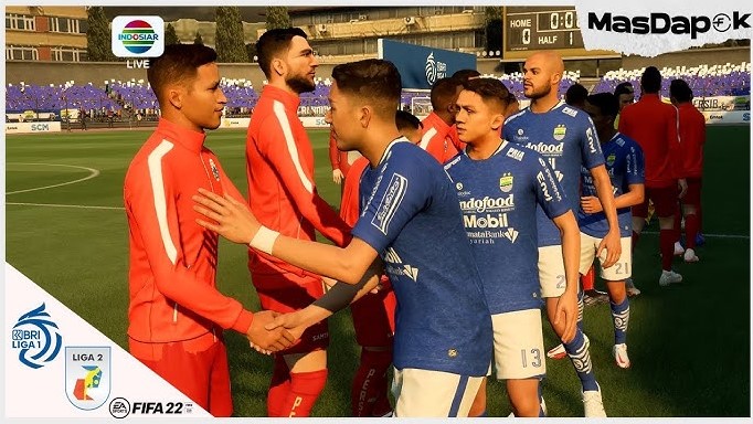 Update klub dan pemain lokal dalam game sepak bola ternama.