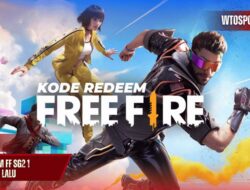 Kode Redeem FF SG2 1 Menit yang Lalu Klaim Skin M1887 Gratis Hari Ini! 