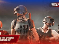 PUBG Redeem Code M416 Skin Special Hadiah Eksklusif