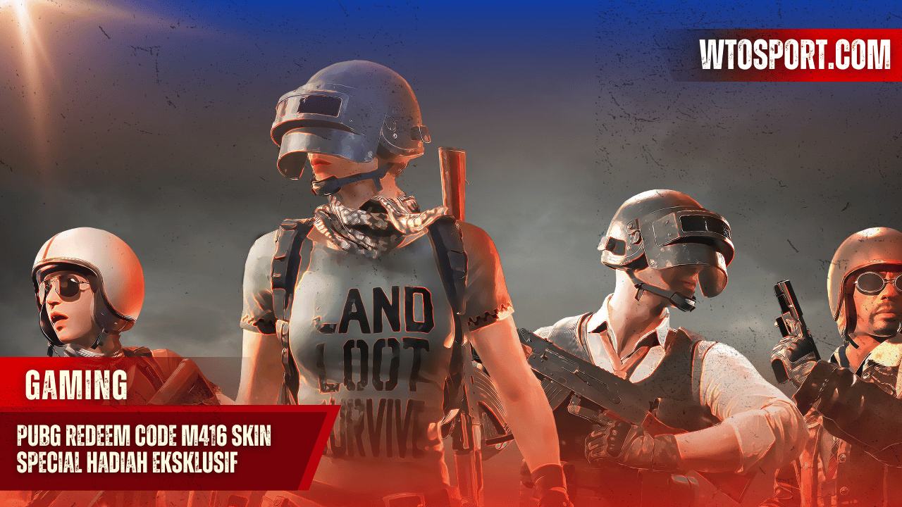 PUBG Redeem Code M416 Skin Special Hadiah Eksklusif