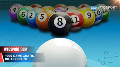 1000 game gratis Biliar offline dan online seru bisa main bareng