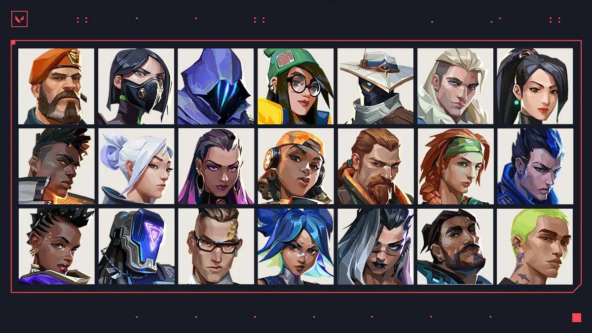 Daftar lengkap karakter Valorant, pilih favoritmu di 2025!