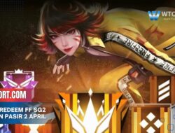 Kode Redeem FF SG2 Gurun Pasir 2 April 2025 Masih Aktif