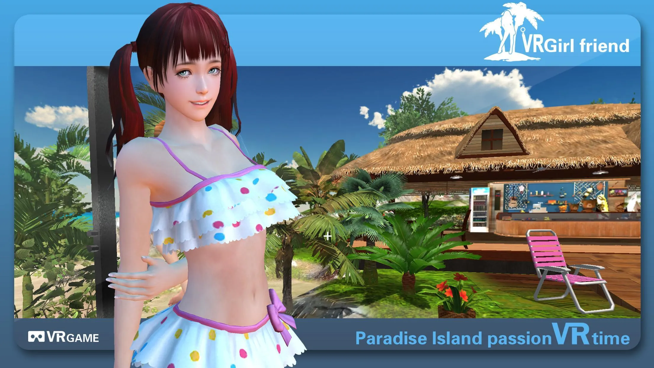 Versi mod VR Girlfriend Indonesia unlock all, gratis & seru.