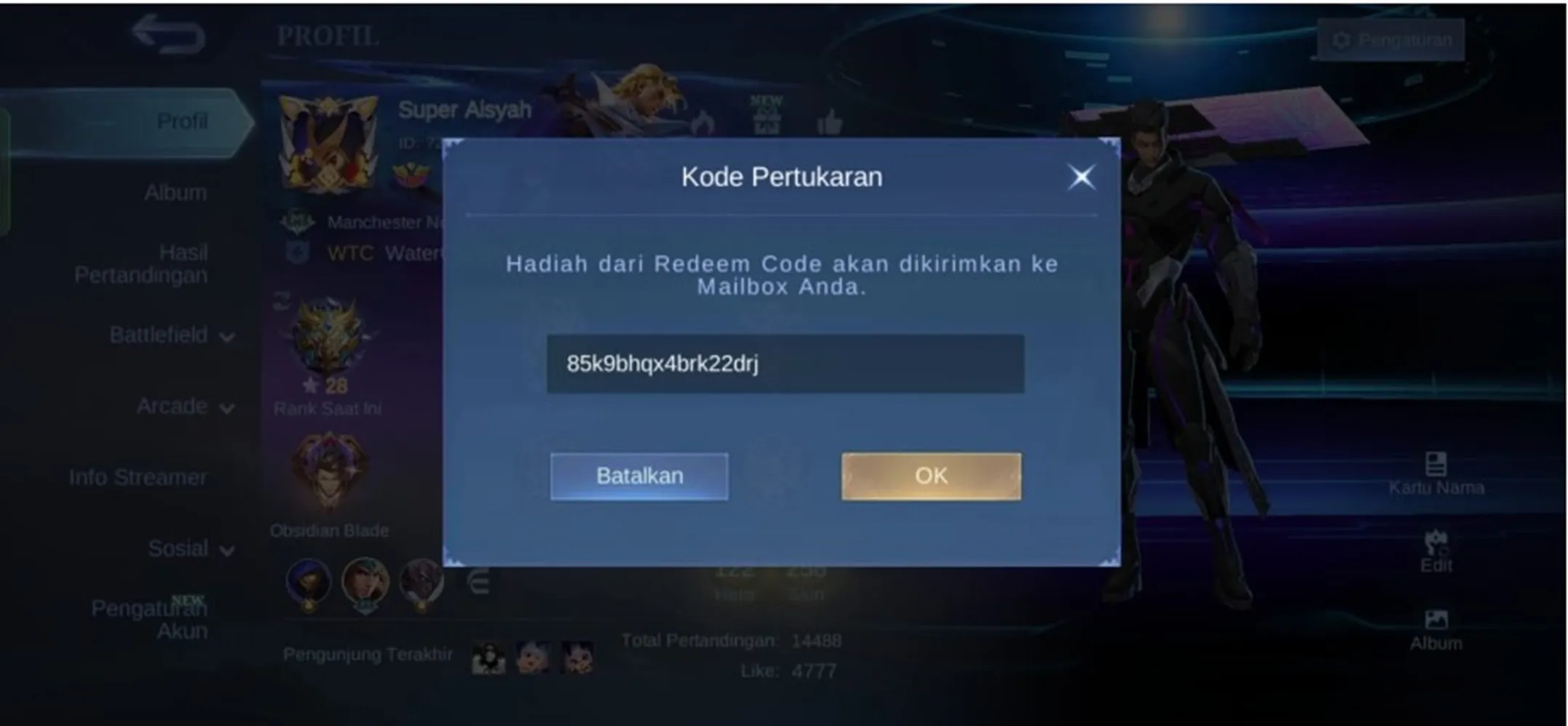Kode redeem ml 20 april 2025 terbaru hari ini buruan klaim hadiah Daftar kode redeem ML terbaru 20 April 2025, hadiah menanti.