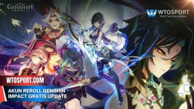 Akun Reroll Genshin Impact gratis update 2025 siap pakai langsung