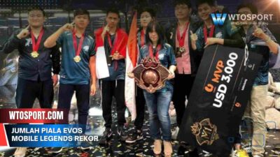 Jumlah Piala EVOS Mobile Legends Rekor Prestasi Terkini