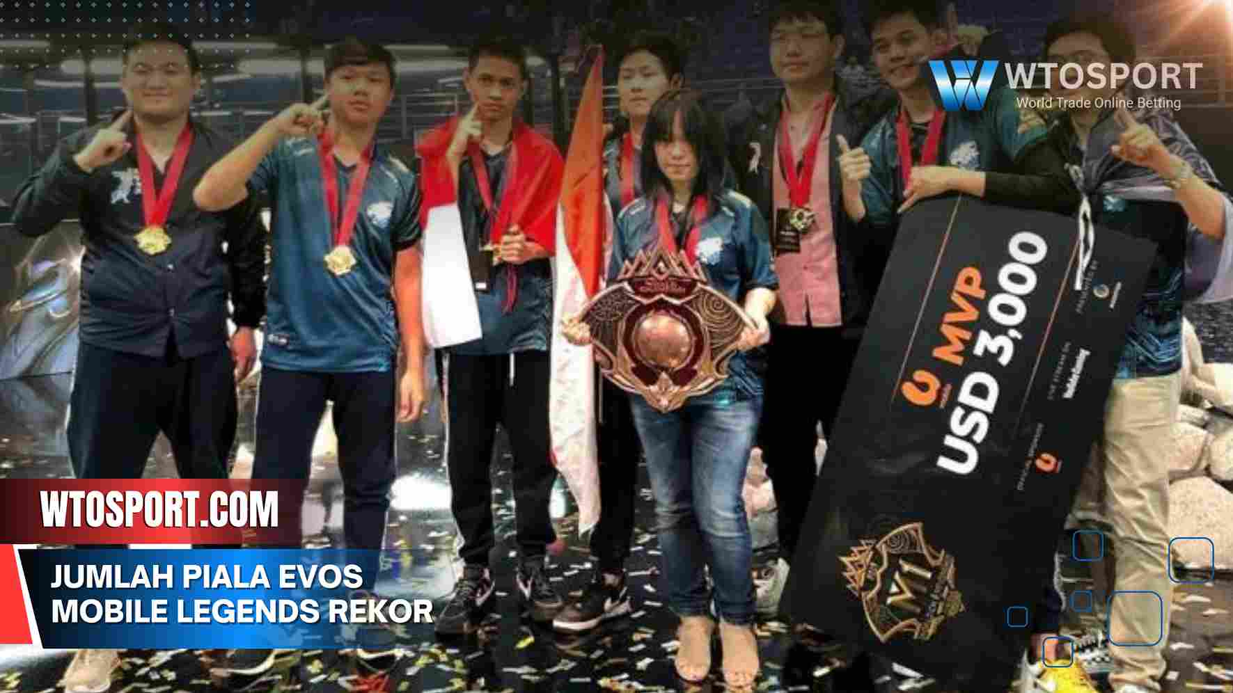 Jumlah Piala EVOS Mobile Legends Rekor Prestasi Terkini