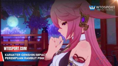 Karakter Genshin Impact Perempuan Rambut Pink Paling Memukau Lho