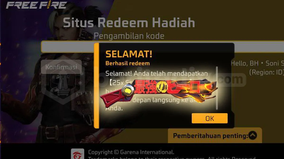 Klaim diamond gratis sebelum expired!
