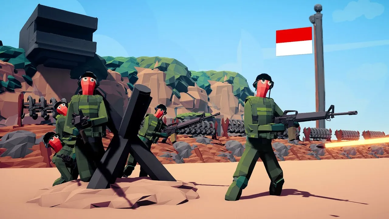 Sejarah, grafis, mode game perang Indonesia-Belanda