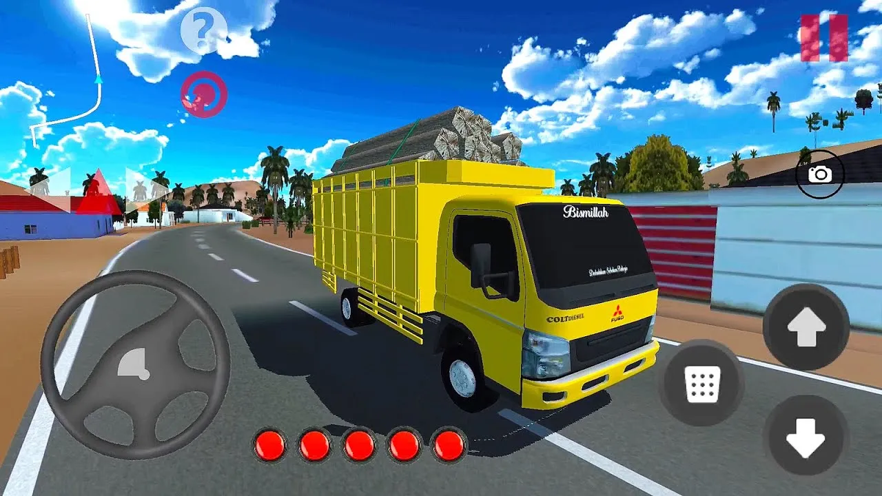 Download mod truk oleng simulator 3D paling keren.