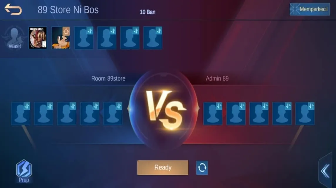 Cara dapat custom room ticket untuk mabar by one.