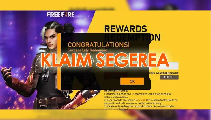Kode Redeem FF yang masih aktif, update terbaru & valid! Klaim hadiah skin SG2 Ungu & item langka sekarang juga.