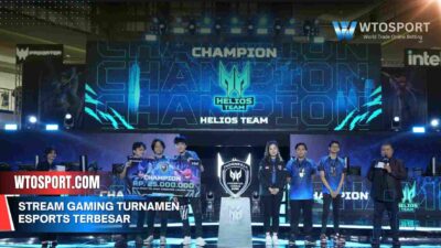 Stream Gaming turnamen esports terbesar di Indonesia 2025.