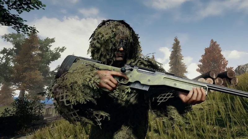 Senjata dengan damage terbesar di PUBG, Update Terbaru 2025 Perbandingan statistik AWM, AMR, dan senjata mematikan lain.