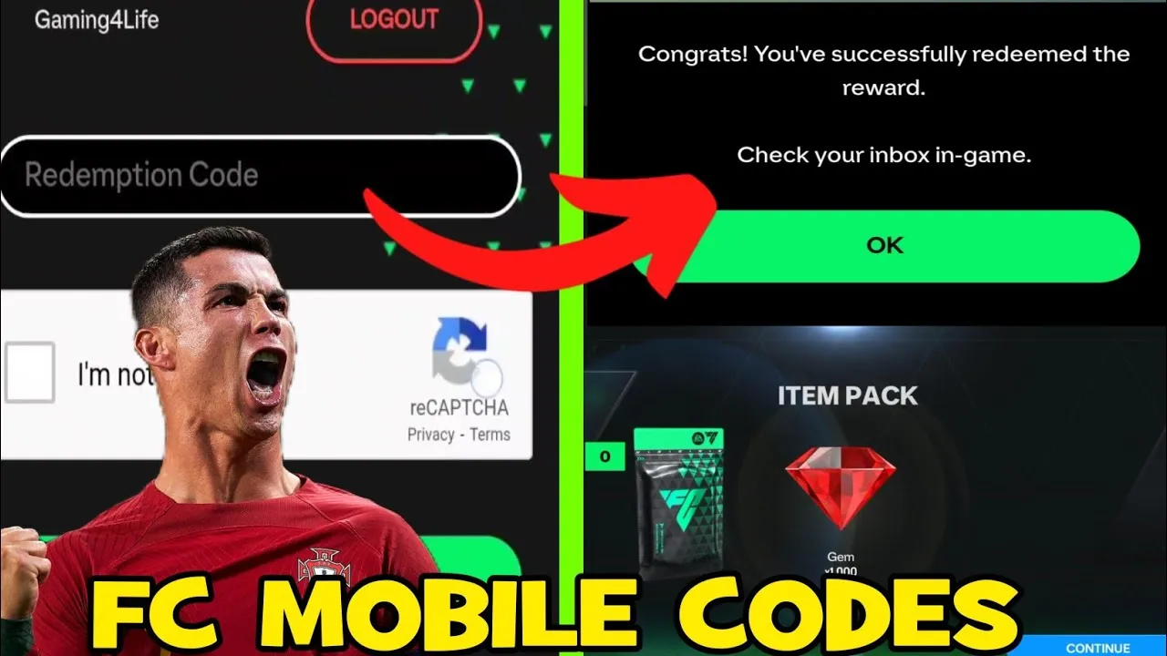 Kode redeem FC Mobile Hari Ini 1 Menit yang Lalu 2025 VALID Kode redeem FC Mobile terbaru 2025, segera klaim!