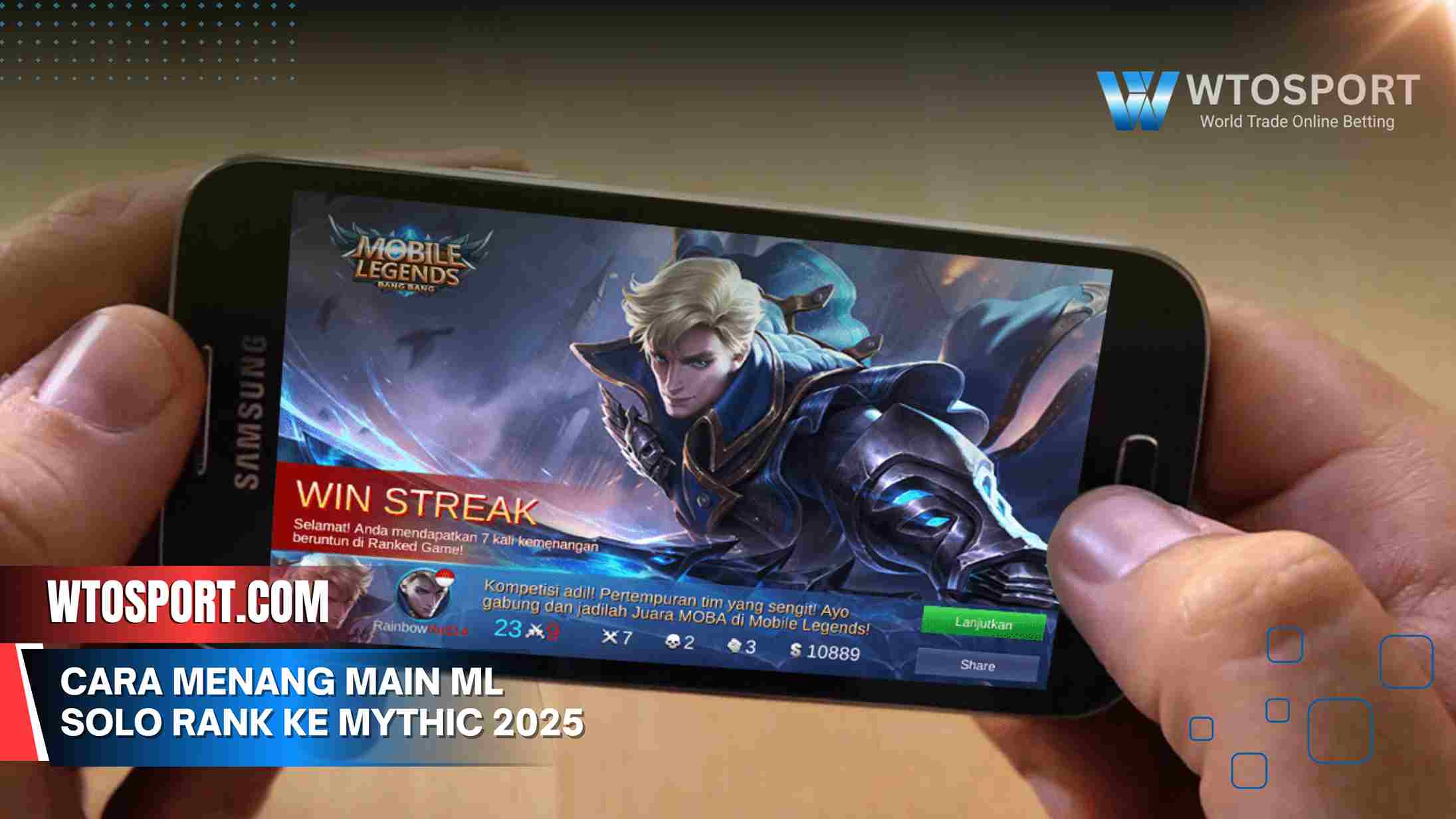 Cara Menang Main Ml Solo Rank Ke Mythic 2025, Anti Kalah!