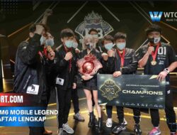 Juara M6 Mobile Legend Dan Daftar Lengkap Pemenang M-series