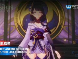 Karakter Anemo Genshin Impact, Tier List Terbaru 2025