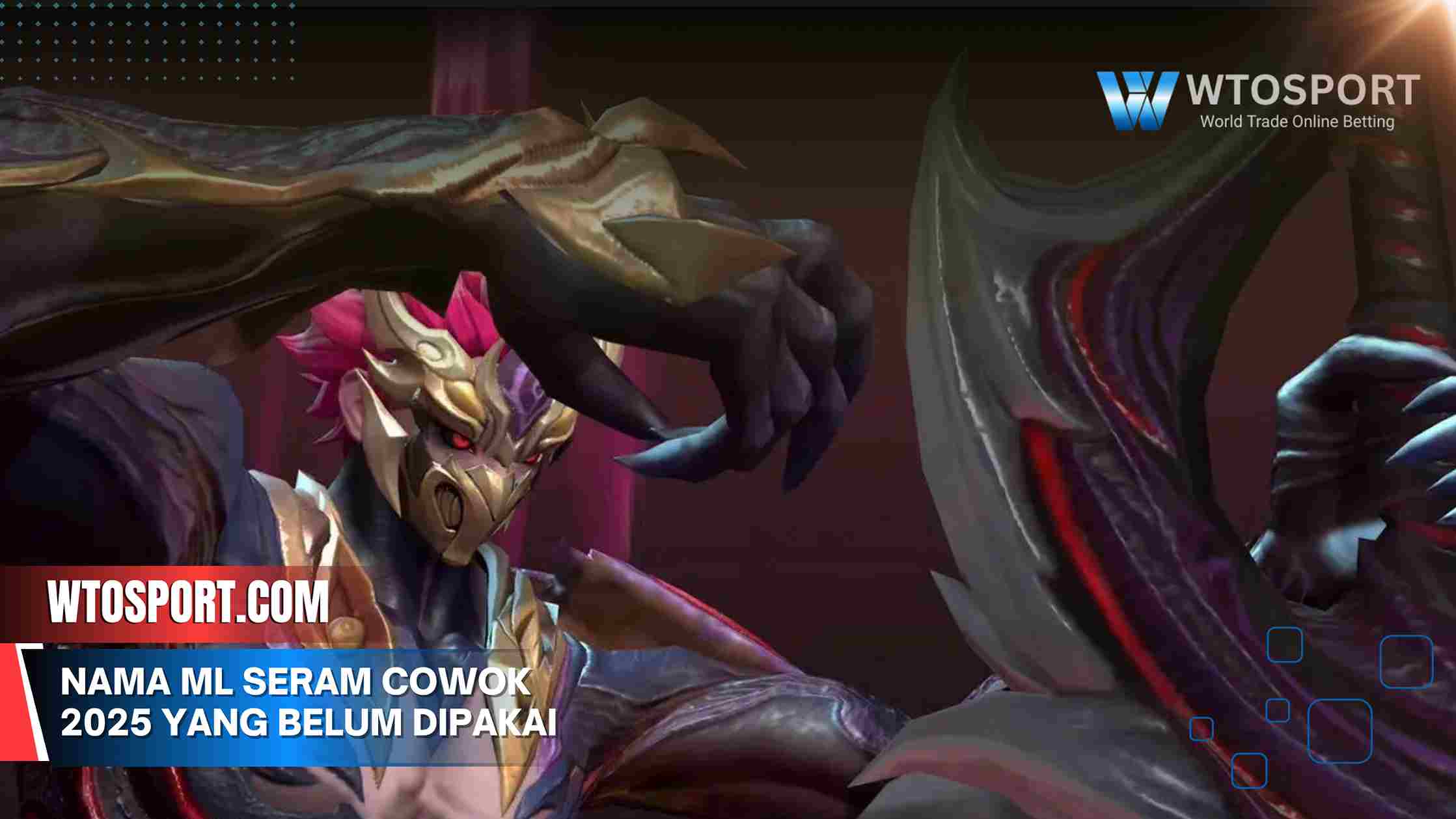 Nama ML Seram Cowok 2025 yang Belum Dipakai Orang Lain