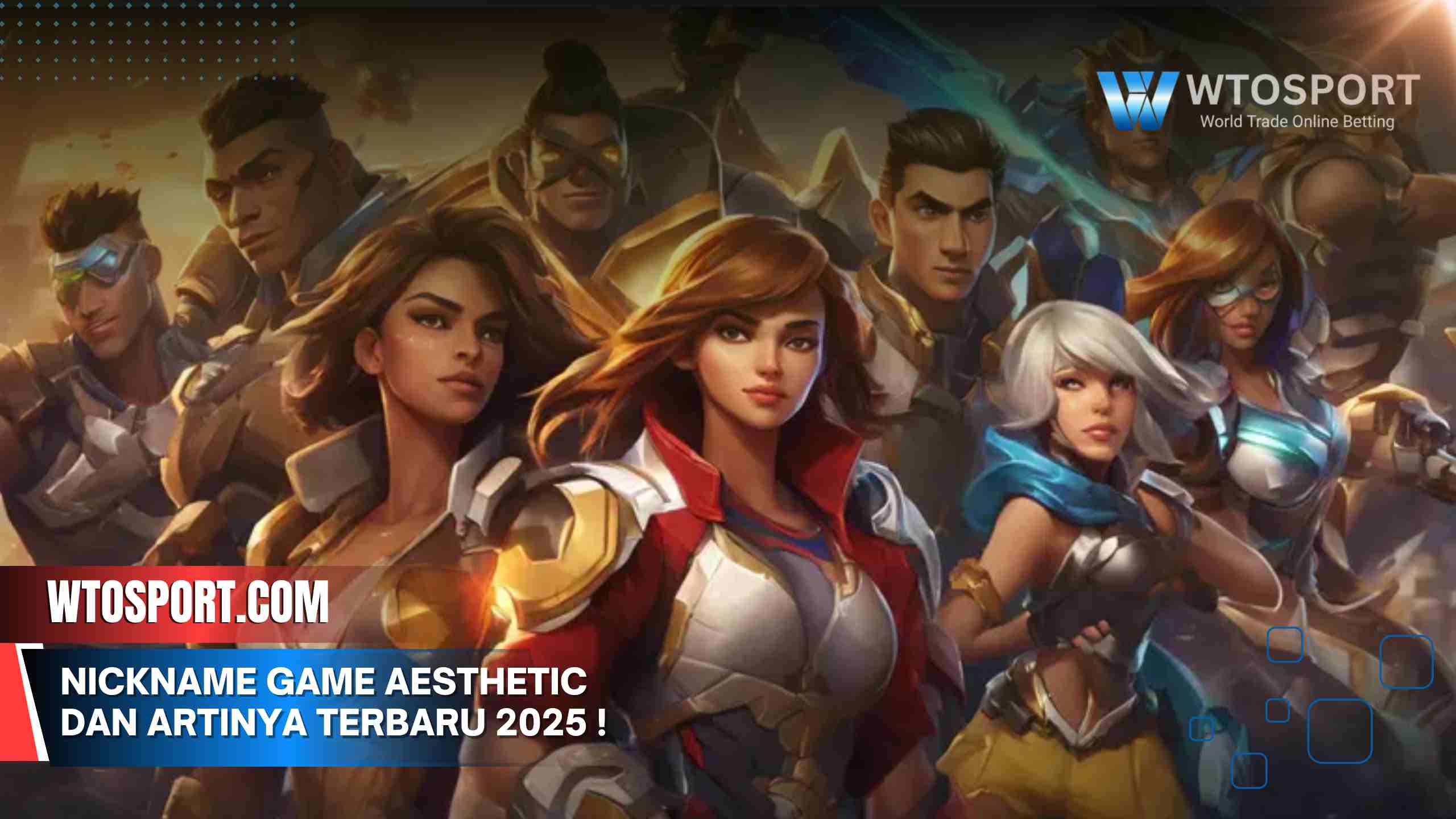 Nickname game Aesthetic dan Artinya Terbaru 2025, Unik!