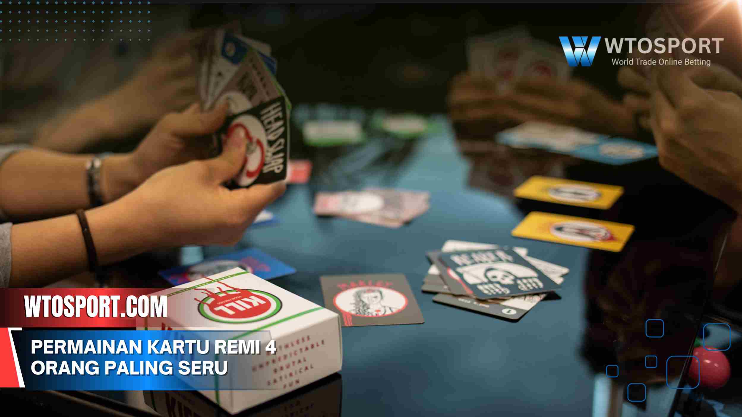 Permainan kartu remi 4 orang Paling Seru Anti Gabut