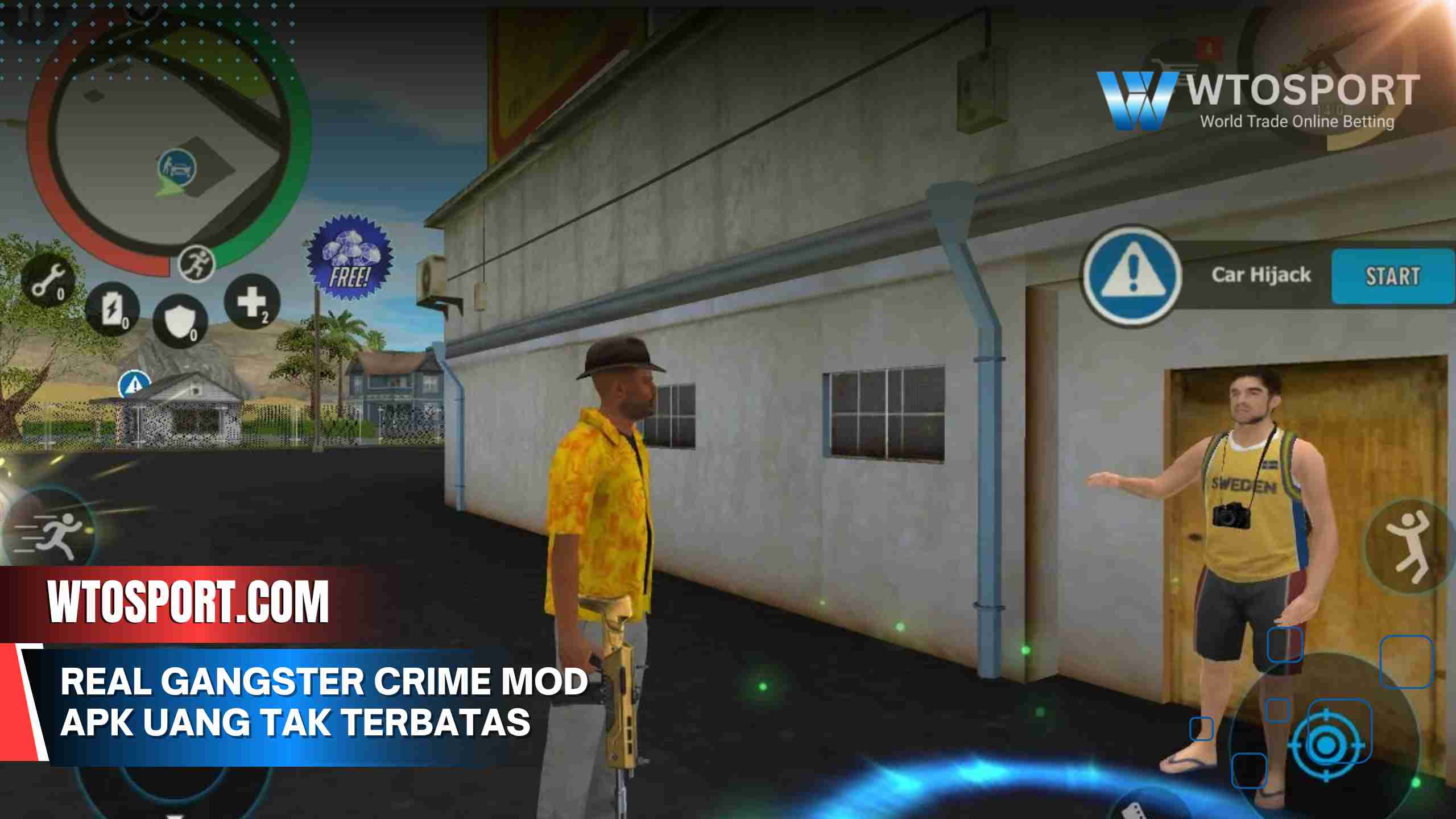 Real Gangster Crime Mod APK Uang tak terbatas Anti Banned