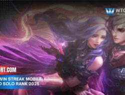 Cara win streak mobile legend solo rank 2025 Anti Dark System