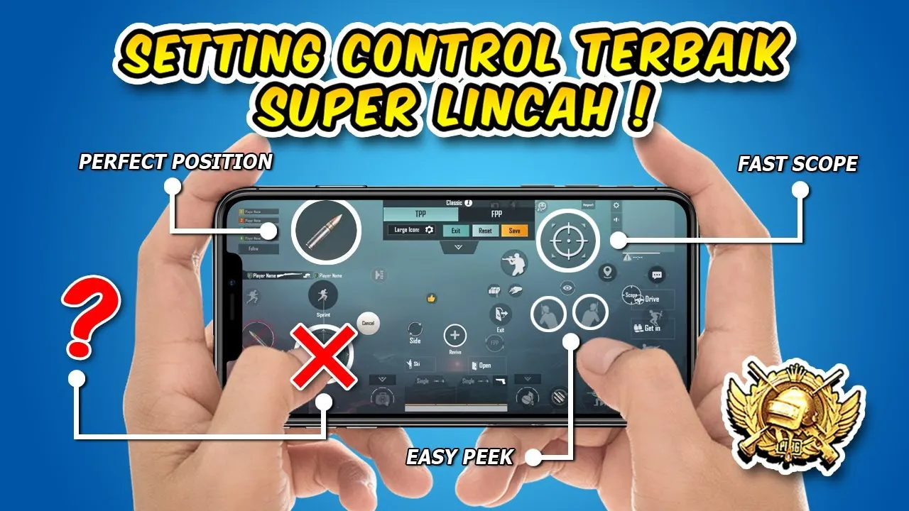 Kode sensitivitas PUBG Gyro 4 jari Terbaik Anti Recoil Settingan untuk close combat maupun spray jarak jauh stabil.