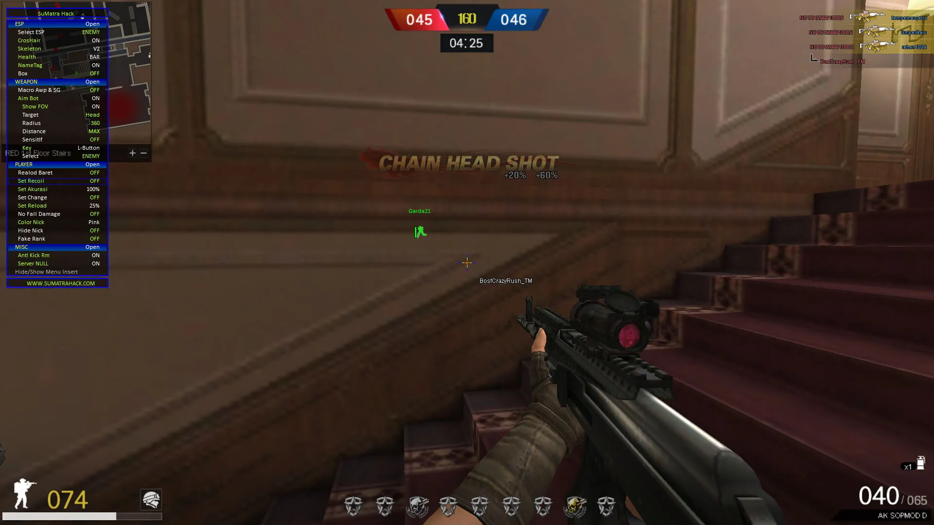 Cheat Point Blank 2025 gratis: Auto headshot anti ban