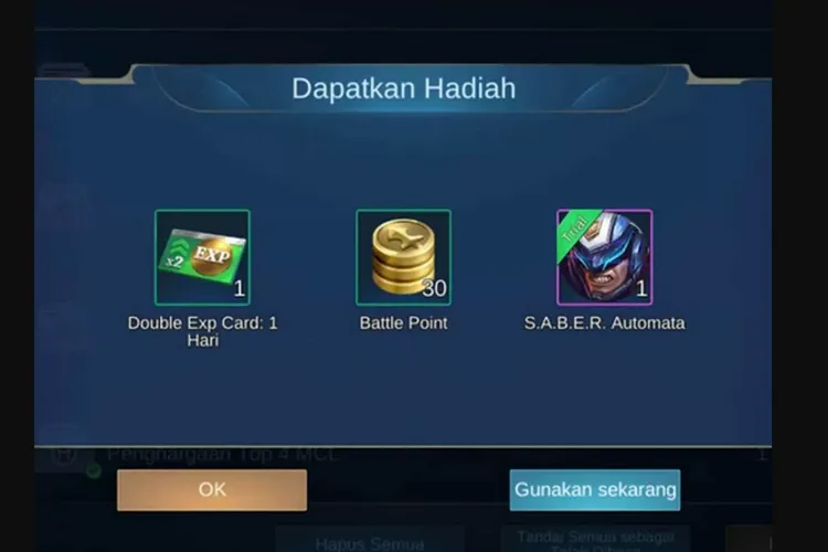 Dapatkan double EXP Mobile Legends gratis, mudah & cepat