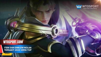 Item dan emblem nolan tersakit 2025 Versi Top Global