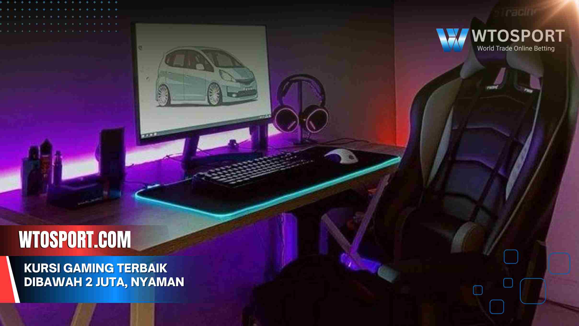 Kursi gaming terbaik dibawah 2 juta, Nyaman & Awet!