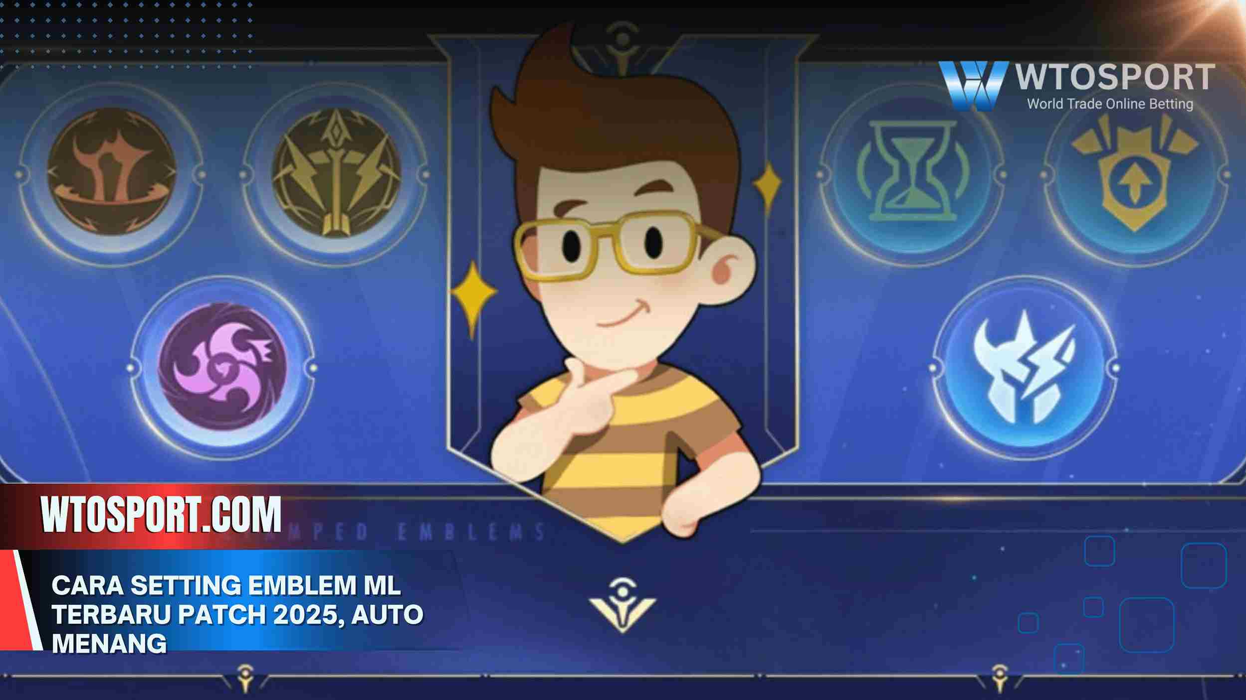 Cara Setting Emblem ML Terbaru Patch 2025, Auto Menang