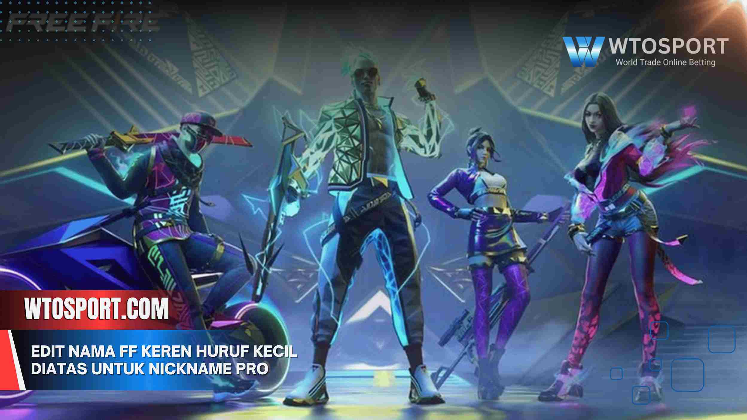 Edit Nama FF Keren Huruf Kecil Diatas untuk Nickname Pro