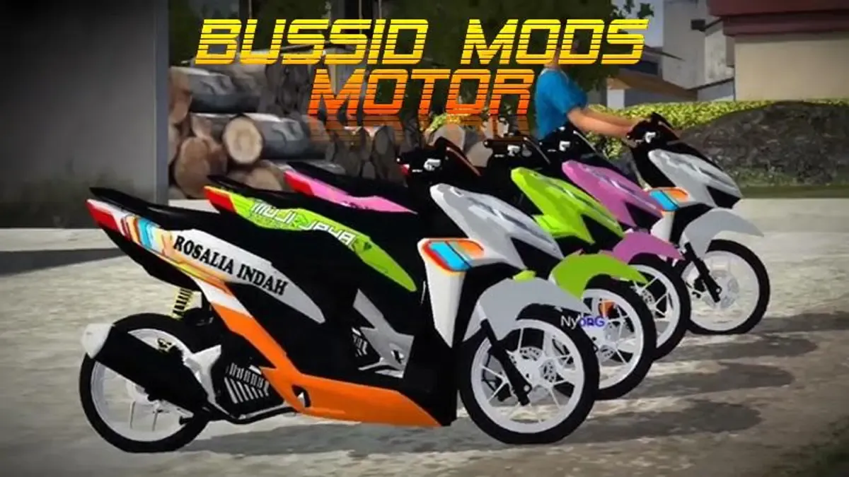 Modifikasi motor matic seru, mainkan game terbaik 2025!