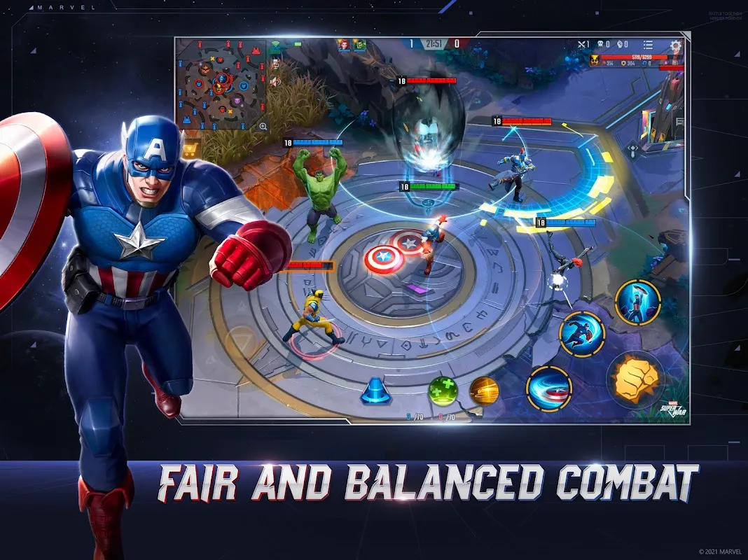 Game Marvel Mirip Mobile Legend, Rekomendasi Terbaik 2025 Daftar game MOBA 5v5 terbaik untuk Android dan juga iOS.