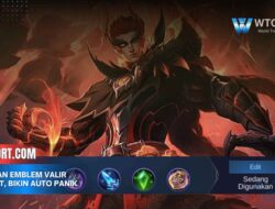 Build dan Emblem Valir Tersakit, Bikin Musuh Auto Panik