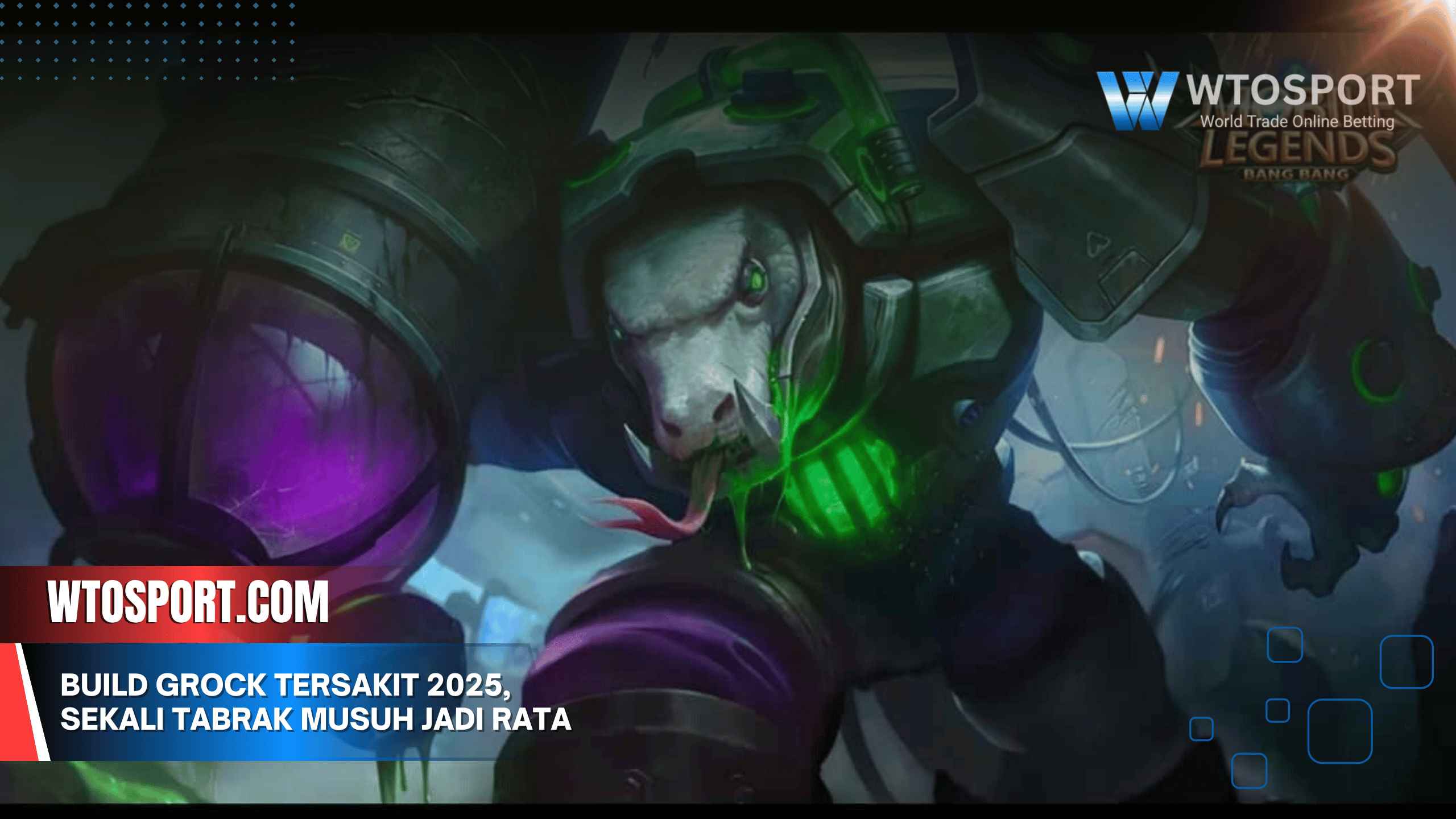 Build Grock Tersakit 2025, Sekali Tabrak Musuh Jadi Rata