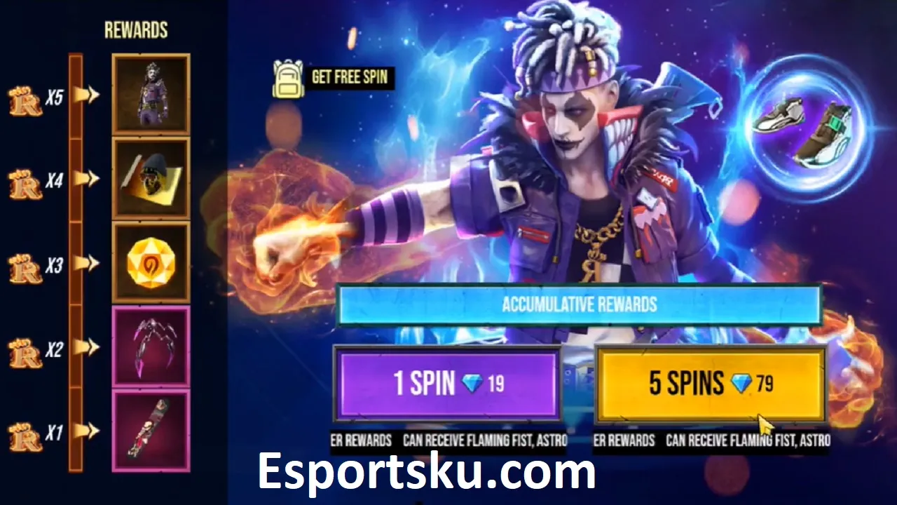 Dapatkan skin keren tanpa perlu top up diamond sama sekali.