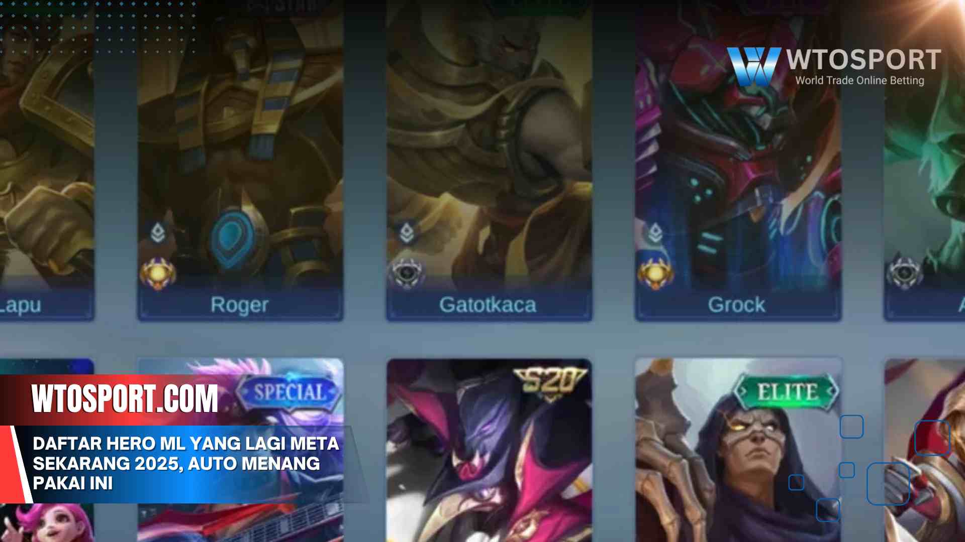 Daftar Hero ML yang Lagi Meta Sekarang 2025, Auto Menang Pakai Ini