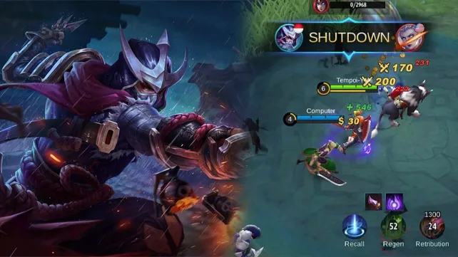 Hitungan pasti jumlah shadow kill ultimate Hayabusa MLBB.