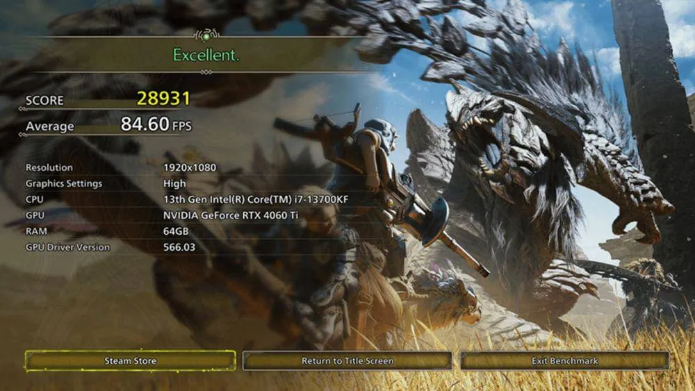 Spesifikasi minimum & rekomendasi main MHW di PC kamu.
