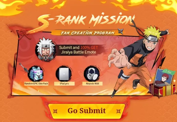 Kode redeem event MLBB x Naruto terbaru. Klaim skin gratis.