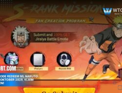 Update Kode Redeem ML Naruto Terbaru Oktober 2025, Klaim Skin Keren!