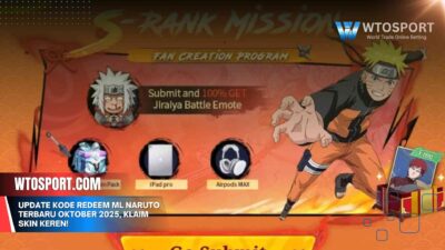 Update Kode Redeem ML Naruto Terbaru Oktober 2025, Klaim Skin Keren!