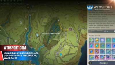 Lokasi Bahan Ascend Senjata Genshin Impact Terlengkap, Wajib Tahu