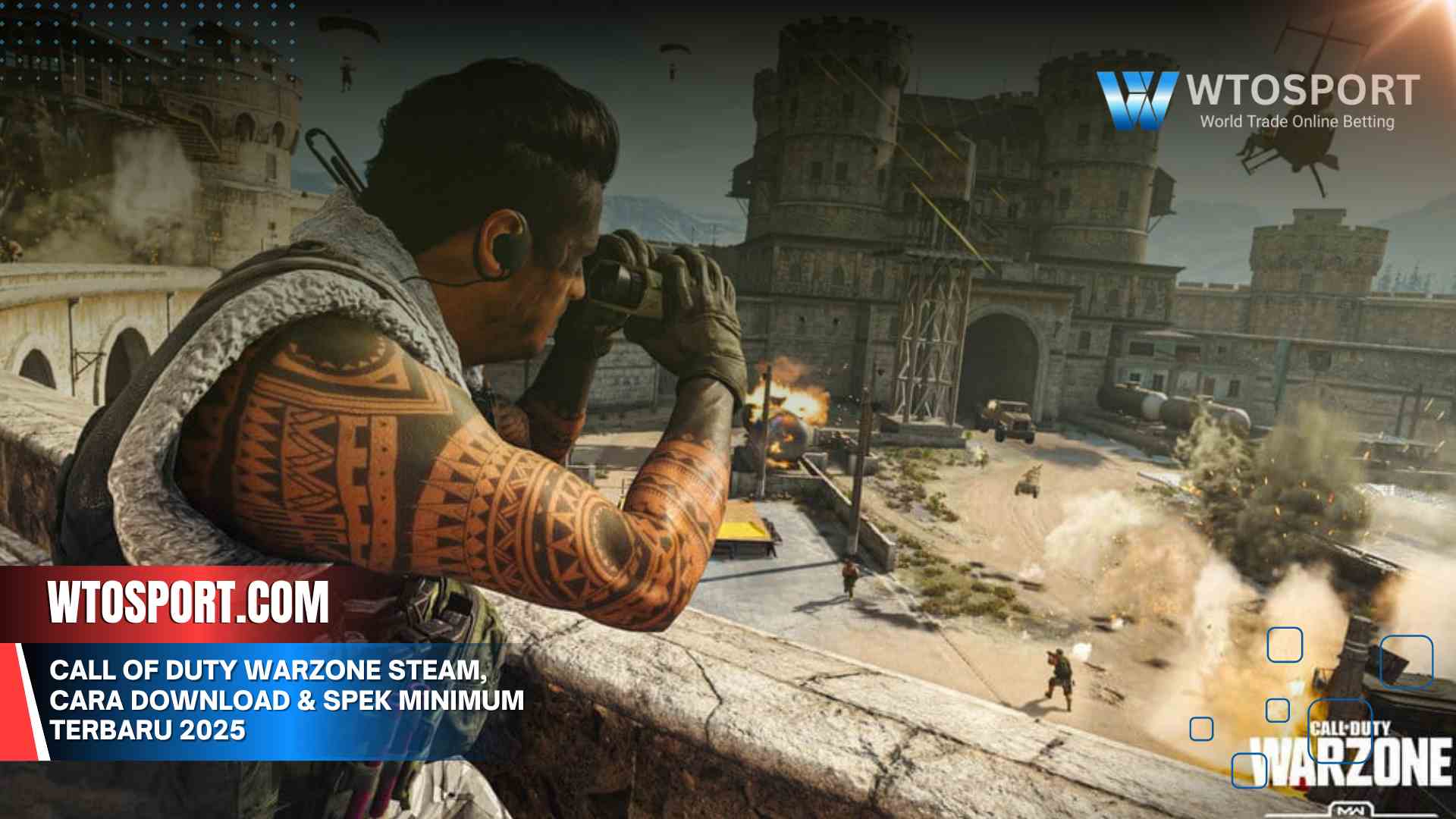 Call of Duty WARZONE Steam, Cara Download & Spek Minimum Terbaru 2025