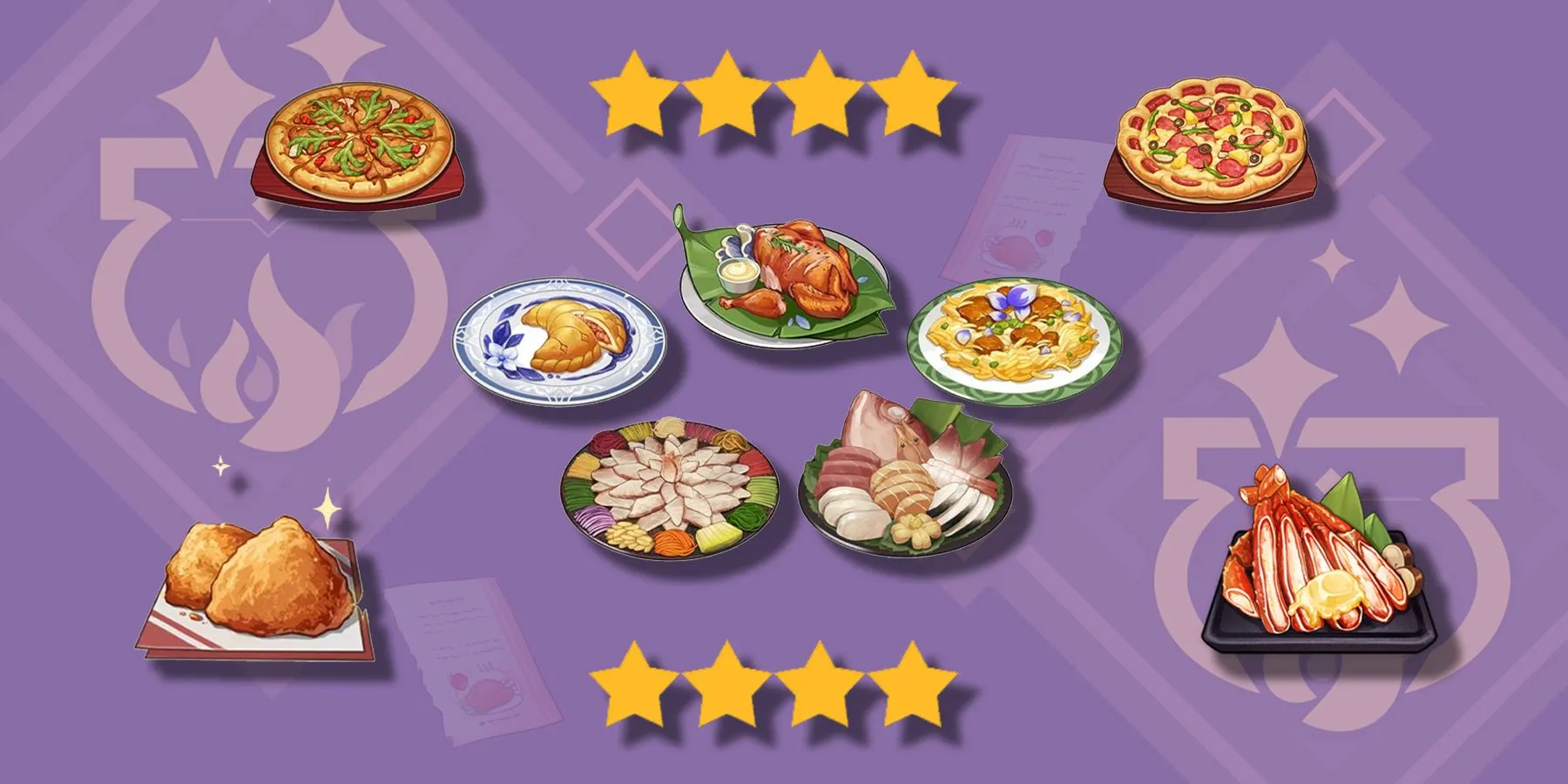 Daftar makanan untuk eksplorasi dan berlari lebih jauh.